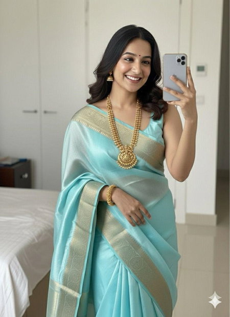 Tew Silk In Weaving Pure Zari Work Saree Best Wholesale Shop In Surat